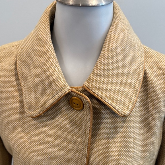 Tulle Small Women's Yellow Single Button Blazer Jacket - Picture 3 of 10